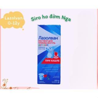 Siro Ho Tan Đờm Cho Bé Lazolvan Nga 100ml Vị Mâm Xôi Dễ Uống Cho Bé Từ Sơ