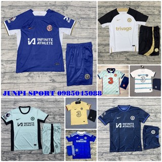 QUẦN ÁO BÓNG ĐÁ CÂU LẠC BỘ CHELSEA-VẢI GAI THÁI CAO CẤP
