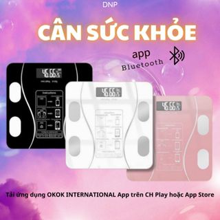 Cân Điện Tử sức khoẻ -  Kết Nối Bluetooth Phân Tích Chỉ Số Cơ Thể C2