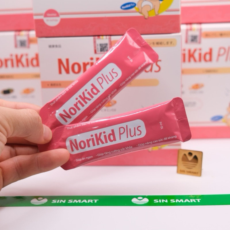 Siro Ăn Ngon Norikid Plus / Si rô Norikid Cho Bé Của Nhật Bản hộp 20 ống