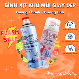 Chai xịt khử mùi giày dép công nghệ nano bạc, bình xịt khử mùi hôi, kháng khuẩn 24 giờ liên tục
