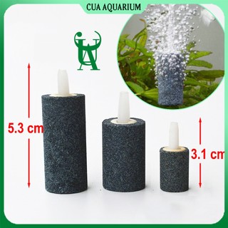 Cục đá sủi oxy hình trụ | Đầu khí oxi cho bể cá
