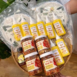 [COMBO GỪNG MẬP SIÊU BƠ] BÁNH TRÁNG PHƠI SƯƠNG 400gr,  MUỐI RUỐC HÀNH PHI,SỐT TẮC  VÀ 800GR BƠ SIÊU BÉO (Đồ Ăn Vặt Snack