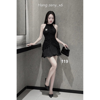 Đầm yếm rúm đuôi bèo siêu xinh