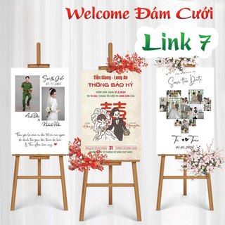 Bảng Welcome Đám Cưới