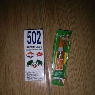 Keo dán sắt 502 2 loại hiệu con voi