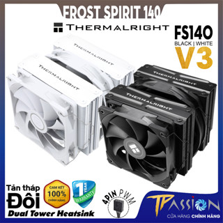 Tản nhiệt khí CPU Thermalright Frost Spirit 140 FS140 BLACK / WHITE V3 - Chính hãng, socket 1700, AM5