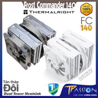 Tản nhiệt khí CPU Thermalright Frost Commander 140 BLACK / WHITE - Chính hãng, FC140, 2 THÁP