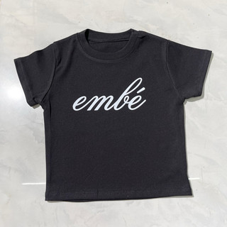 Áo kiểu croptop tay ngắn in chữ fond đẹp embe
