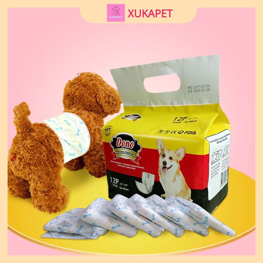 [HÀNG SẴN - GIAO NHANH 24H]  Tã bỉm vệ sinh Dono dành cho chó mọi lứa tuổi cao cấp