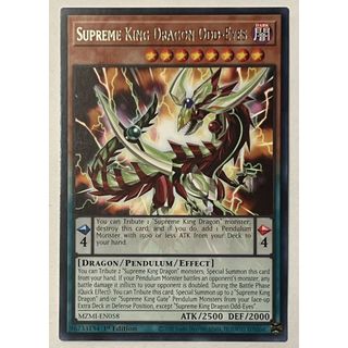 Lá bài thẻ bài Yugioh Supreme King Dragon Odd Eyes - rare - Tặng bọc bài nhựa bảo quản