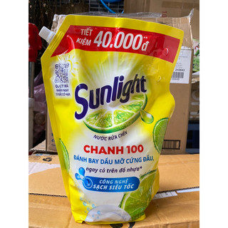 [SUNLIGHT] Nước rửa chén Sunlight trà xanh 3kg4