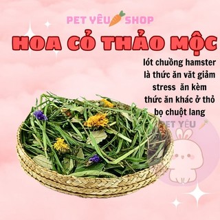 Hoa cỏ thảo mộc 🐻FREESHIP🐻 thức ăn vặt thỏ bọ chuột lang chinchilla hamster