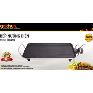 Bếp nướng điện Goldsun GEG3700 công suất 2000W bảo hành 12 tháng đổi mới trong 15 ngày nếu sản phẩm lỗi do nhà sản xuất