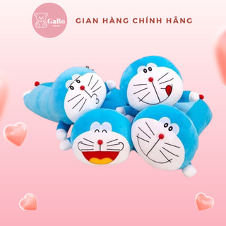 Gối kèm mền Doremon nằm, chăn gối văn phòng đoremon GABO TEDDY BEAR