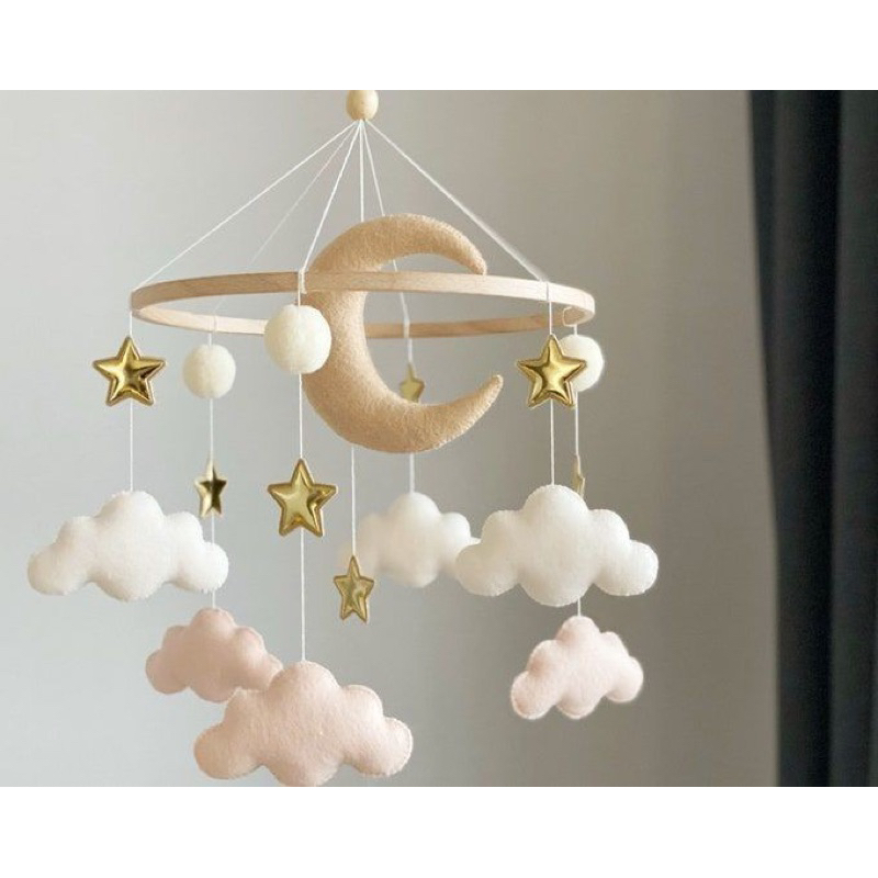 Đồ Chơi Treo Nôi Cũi Sắc Màu Kích Thích Thị Giác Cho Bé Sơ Sinh