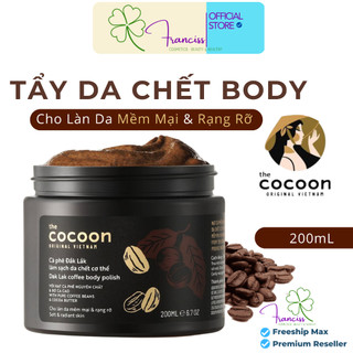  Tẩy Tế Bào Chết Toàn Thân COCOON Cafe Đắc Lắc - COCOON Dak Lak Coffee Body Polish 200ml 