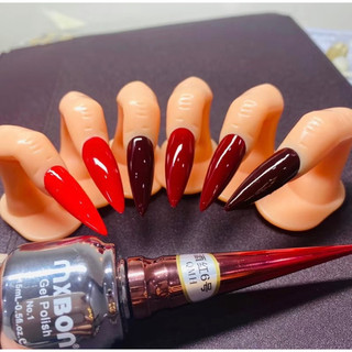 Sét sơn mxbon đỏ siêu xinh, sơn đỏ đô đỏ mận mxbon làm nail