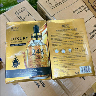 Mặt Nạ Lụa 24k Goldzan Silk Mask Chính Hãng