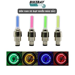 Đèn van xe đạp thể thao nhiều màu sắc, Đèn led gắn van xe đạp xe máy Bikebay Official Store - DV01