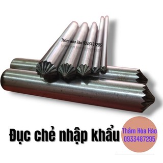 Cây tán chẻ oze. Dụng cụ đục khoen đóng khoen ore. Đục chẻ bông - (4mm đến 16mm) - 1 cây - Hàng nhập khẩu