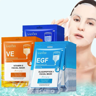 30 Mặt nạ tinh chất HA VITAMIN E PEPTIDE sadoer dưỡng ẩm trắng da giảm mụn giảm thâm phục hồi da