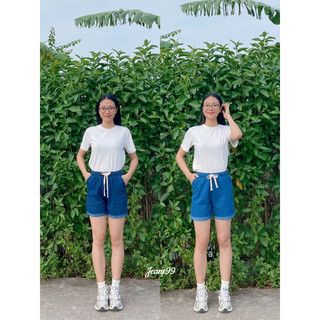 Quần đùi jean giấy nữ Jeans99