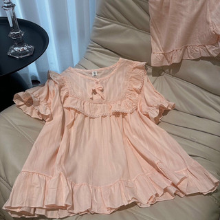 Bộ ngủ thô cổ bèo cộc tay
