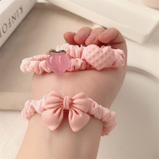 Dây Buộc Tóc hồng Hình cute