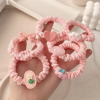 Dây Buộc Tóc hồng Hình cute
