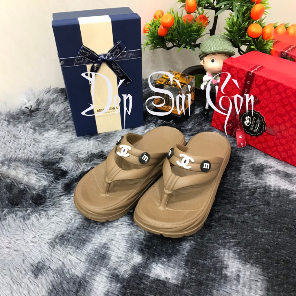 Dép Kẹp Tông Lainiki tôn dáng 3,5cm chất liệu EVA siêu nhẹ bám dính chống trơn trượt tốt 9027 + 2388HP