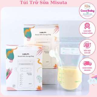 Túi trữ sữa misuta 150ml, 200ml, hộp 30 túi