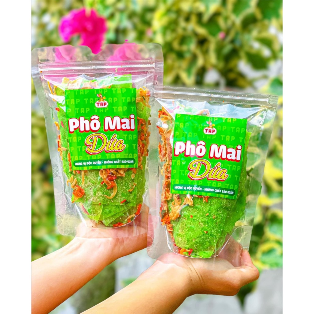 Bánh tráng phô mai dứa