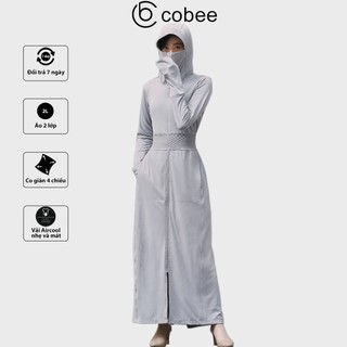 Áo khoác chống nắng 2 lớp toàn thân vải thun lạnh aircool xuất dư loại 1 COBEE CB3