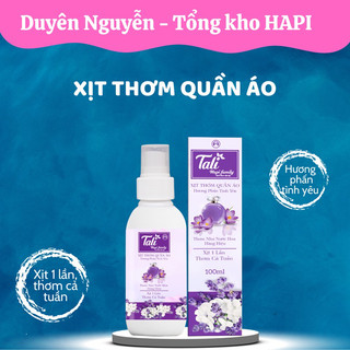 Xịt thơm quần áo tali