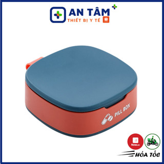 Hộp Đựng Thuốc Mini PILL BOX Chia Ngăn Riêng Biệt Chất Liệu Sử Dụng Trong Y Tế An Toàn, Kích Thước Nhỏ Gọn