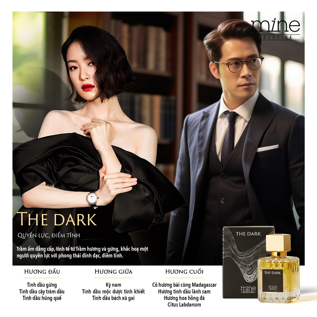 Nước hoa nam The Dark Mine prestige 50ml