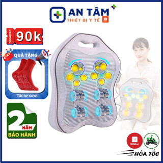 Gối Massage Cổ Vai Gáy MISUKO LA-96 [ BẢO HÀNH 24 THÁNG ] Máy Massage Lưng, Cột Sống, Cổ Vai Gáy Kết Hợp Đèn Hồng Ngoại