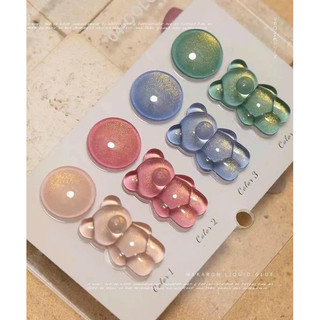 Set Sơn Gel Thạch Nhũ 4 Màu [ Tặng Bảng Màu ]