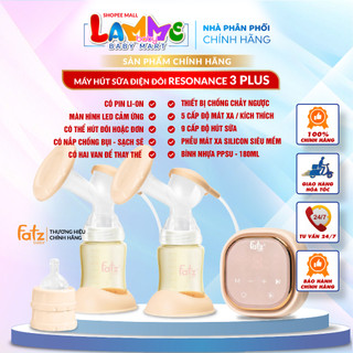 Máy hút sữa điện đôi Lame FatzBaby Resonance 3 plus/ Resonance 5plus