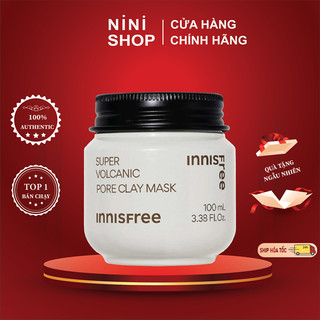 Mặt nạ đất sét tro núi lửa Innisfree Super Volcanic Pore Clay Mask 2X 100ml - NiNiShop