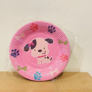 Dĩa Giấy In Hình 17cm -Bịch 10 Cái