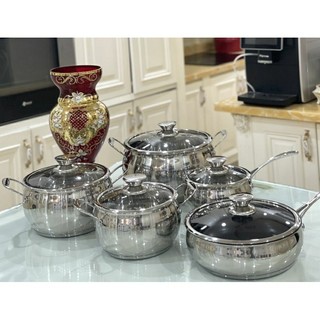 BỘ NỒI CHẢO ARBER AB-06BB hàng chính hãng bảo hành 24 tháng