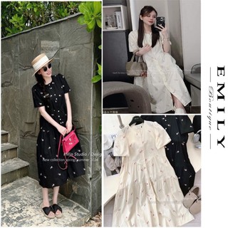 Váy mùa hè mềm mát cực xinh n799-đầm bầu công sở dự tiệc dáng tiểu thư vải voan tơ 2 lớp mềm mát mặc đi làm đi chơi