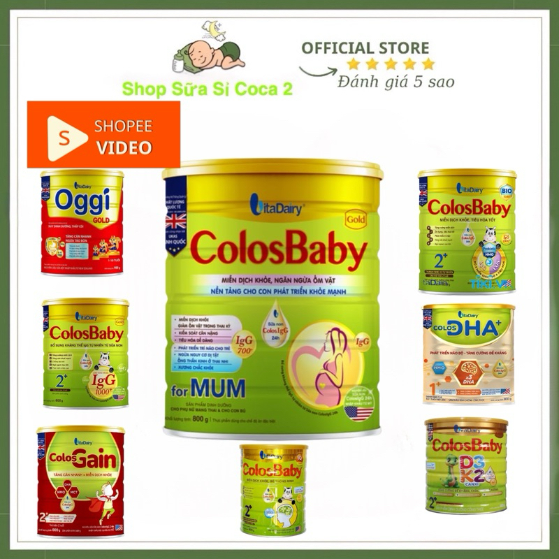 Sữa bột Vitadairy - Sữa bầu Colos Mum-Gold-Bio-D3K2