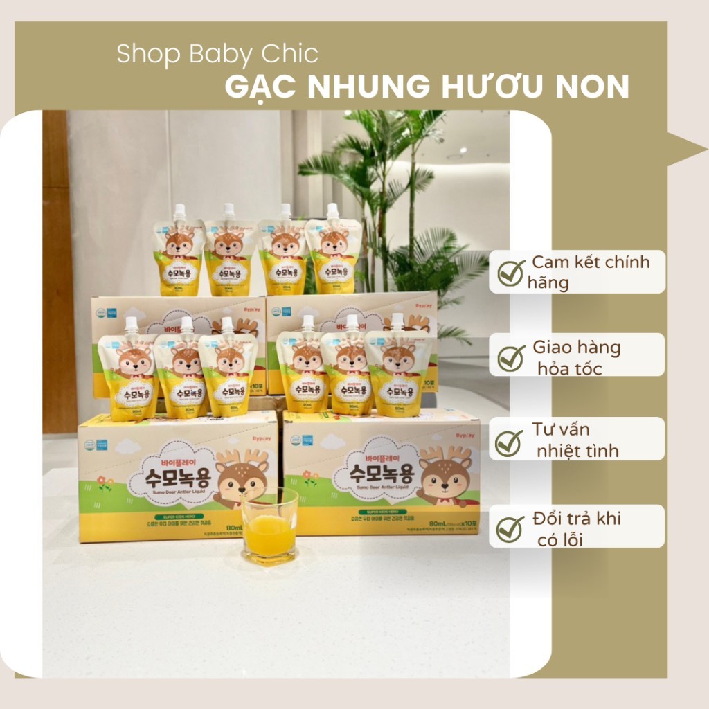 Nước Gạc Nhung Hươu Non Tăng Cân Sumo Hàn Quốc - Giúp Bé Ăn Ngon