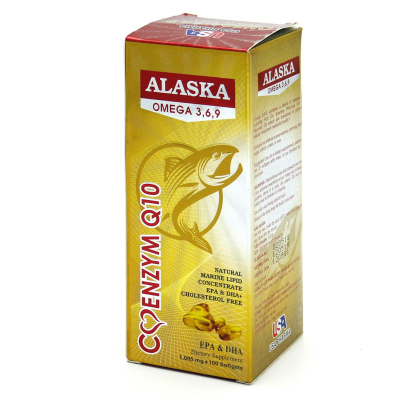 Viên dầu cá Alaska Omega 369 bổ mắt-não Lọ 100 viên