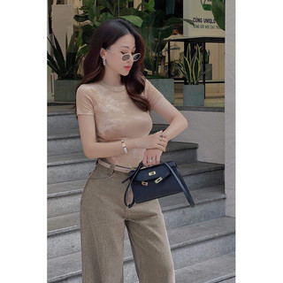 Áo thun loan 2 màu basic