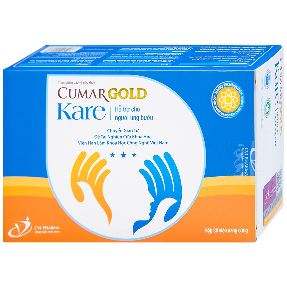 CUMARGOLD KARE hỗ trợ bệnh ung bướu