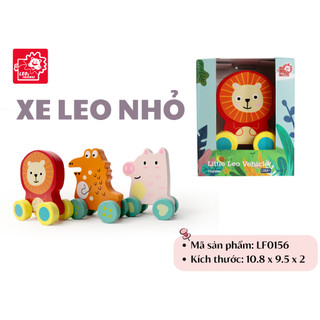 Đồ chơi - Xe ô tô động vật gỗ, đồ chơi ô tô động vật đáng yêu - LEO & FRIENDS